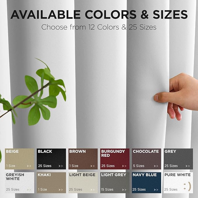 Joydeco Blackout Patio Sliding Door Curtains 84 Inches Long, Grommet Privacy - Image 9
