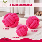 Uvvyui Knot Pillow Ball, Soft Home Decorative Pillows, Round Throw Pillow - Image 2