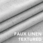H.VERSAILTEX Linen Curtains 100% Blackout Curtains - Image 4