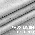 H.VERSAILTEX Linen Curtains 100% Blackout Curtains - Image 4