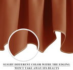 NICETOWN Burnt Orange Curtain Valance - Image 2