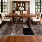 LIANLAM 6x9 Washable Area Rugs for Living Room and Bedroom, Vintage Checkered - Image 4