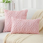decorUhome Summer Throw Pillow Covers 16x16 Inch Set of 2, Soft Plush Faux Wool - Image 7