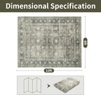 Washable Rugs 8x10 Area Rugs for Living Room - Image 2