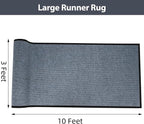 MYOYAY Carpet Runner, 3ft x 10ft Hallway Runner - Image 3