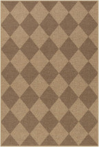 Lahome Colette Checkered Easy Jute Rug, 2x3 Entryway Rug Indoor Outdoor Front - Image 8