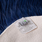 Ashler Faux Fur Rug, Fluffy Shaggy Area Rug, Ultra Soft 2.2 x 6 Feet Rectangle - Image 6