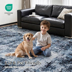 Rugflix 6x9 Area Rugs for Living Room, Washable Large Rug Stain-Resistant Low - Image 6