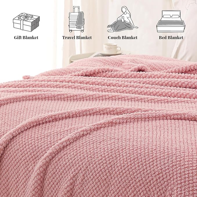 Whale Flotilla Extra Large Fuzzy Fleece Throw Blanket - Image 5