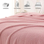 Whale Flotilla Extra Large Fuzzy Fleece Throw Blanket - Image 5