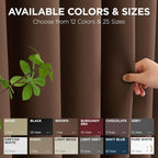 Joydeco Blackout Door Curtain for Doorway Privacy 78 Inches Long, Grommet - Image 9