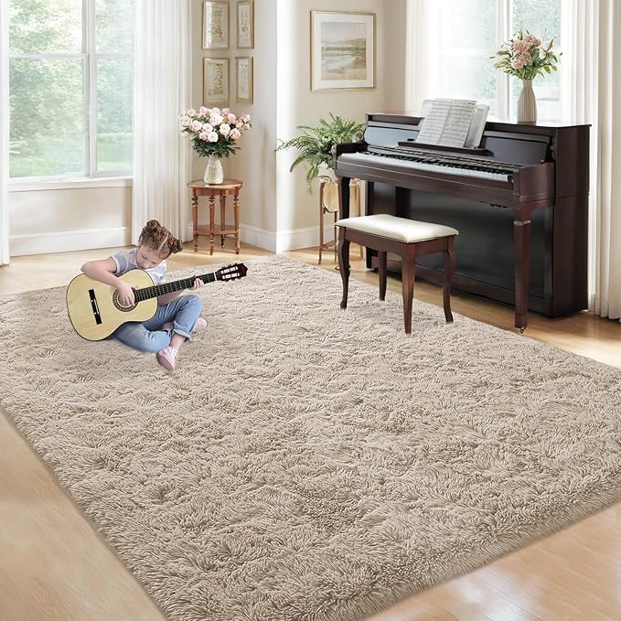 5x7 Area Rug for Living Room: Fluffy Shag Soft Washable Rugs Fuzzy Plush Indoor - Image 7