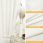 LAMIT Natural Ivory Linen Curtains - Image 7