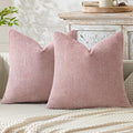 MIULEE Pack of 2 Valentines Day Couch Throw Pillow Covers 18x18 Inch Pink by MIULEE