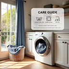 Deconovo Blackout Curtains, Thermal Insulated, W70 x L95 2 Panels, Back Tab - Image 8