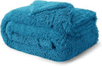 Bedsure GentleSoft Fluffy Bright Blue Blankets Queen Size - Image 9