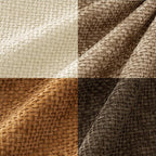 MIULEE Pack of 4 Brown Couch Throw Pillow Covers 18x18 Inch Soft Decorative - Image 6