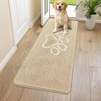 Smiry Dog Door Mat for Muddy Paws, Absorbent Dirt Trapper Non Slip Quick Dry by Smiry