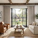 RYB HOME Linen Textured 100% Blackout Curtains - Image 6