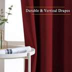 NICETOWN Blackout Draperies Curtain Panels - Image 4