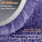 8x10 Area Rugs for Living Room: Fluffy Shag Soft Washable Rug Large Fuzzy Plush - Image 4