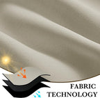 RYB HOME 100% Blackout Bathroom Curtains Over Sink 30 inches Long, Heat & UV - Image 7