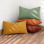 MIULEE Decorative Throw Pillow Covers 12x20 Inch Set of 4, Vibrant Cushion - Image 3