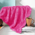 Exclusivo Mezcla Plush Fuzzy Fleece Bed Blanket Queen Size, Super Soft - Image 5