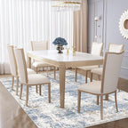 XLUEZ 5x7 Area Rugs for Living Room, Washable Modern Abstract Large Area Rug - Image 4