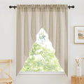 RYB HOME Curtain Tier and Swag Set, Privacy Sheer Curtains Window Treatment by RYBHOME