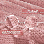 Exclusivo Mezcla Fleece Bed Blanket Twin Size, Super Soft and Warm Blankets - Image 7