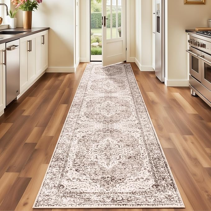 Lofus 2x10 Runner Rug for Hallways, Washable Kitchen Rugs, Non-Slip Rugs for by Lofus