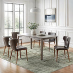 Area Rug 6x9 Abstract Living Room Washable Rugs Green Black Non Slip Low Pile - Image 3