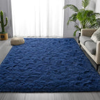 Deerhoo Large Shag Area Rugs 6 x 9, Plush Fuzzy Rugs - Image 3