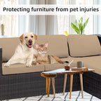 8Pcs Stretch Patio Cushion Covers, Outdoor Couch Covers Replacement, Outdoor - Image 6