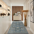 4x8 Washable Kitchen Area Rug: Farmhouse Stain-Resistant Elegant Floral Rug - Image 4