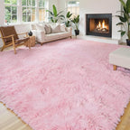 Rugs for Living Room 6x9, Alfombras para Salas Fluffy Shag Large Fuzzy Plush - Image 4
