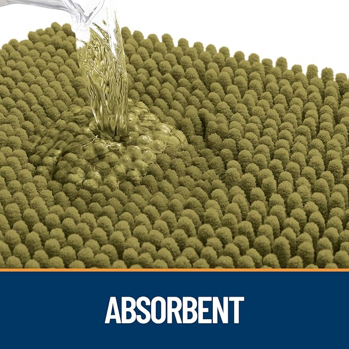 OLANLY Dog Door Mat for Muddy Paws 44x24, Absorbs Moisture and Dirt, Absorbent - Image 3