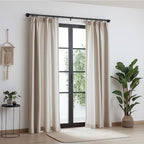 Zeerobee Curtain Rods for Windows 32 to 48, 1 Inch Industrial Wrap Around Black - Image 9