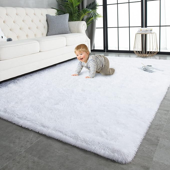 TWINNIS Super Soft Shaggy Rugs Fluffy Carpets, 10x14 Feet, Indoor Modern Plush by TWINNIS