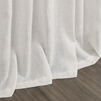 Nanspring Natural Linen Curtains 80 Inch Length - Image 9