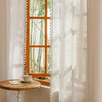 MYSKY HOME 84 inches Length White Curtains - Image 6