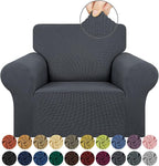 KEKUOU Stretch Single Sofa Slipcover 1 Piece Couch Sofa Cover Furniture by KEKUOU