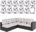 hyha 12Pcs Patio Cushion Covers, Stretch Outdoor Couch Cushion Covers, Washable by hyha