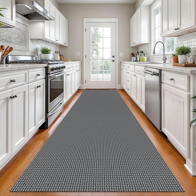 KOZYFLY Long Runners for Hallways 3x12 ft Washable Kitchen Runner Non Slip - Image 2
