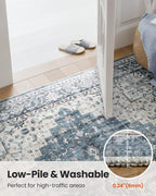 AMADA HOMEFURNISHING 2x4 Washable Area Rug, Low-Profile Entryway Rug - Image 6