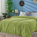 inhand Sage Green Fleece King Blanket by inhand