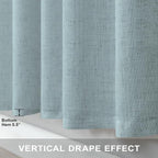 Seafoam Green Curtains 38 Inch Wide - Image 6