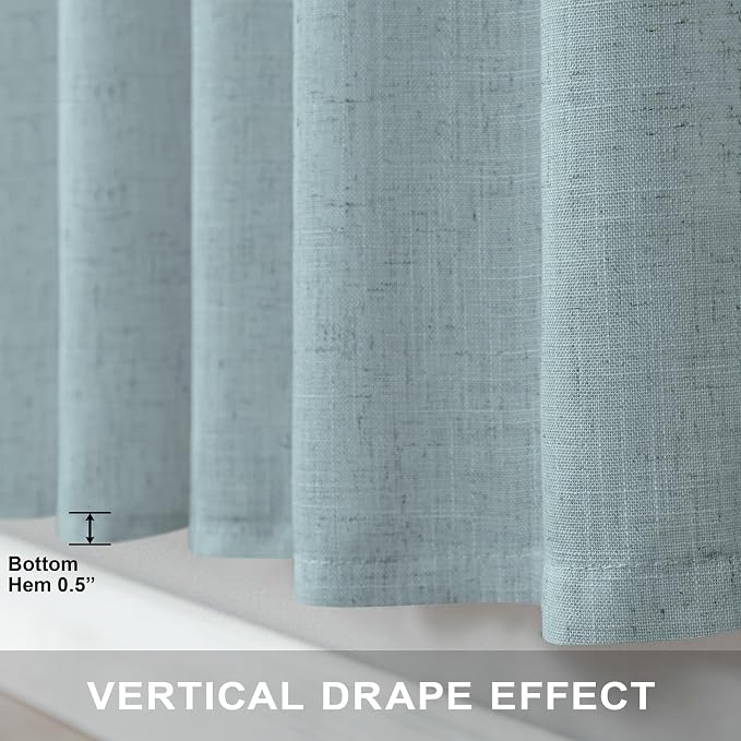 Seafoam Green Curtains 38 Inch Wide - Image 6