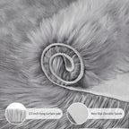 Ciicool Round Fur Fluffy Area Rug - Image 4